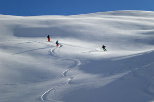 Ski lessons on Peisey-Vallandry