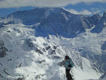 The Grande Casse from the Cul du Nant